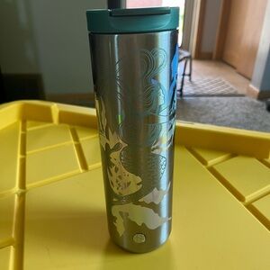 Starbucks Anniversary Green Siren Mermaid Stainless Steel Tumbler 16 Oz 2022